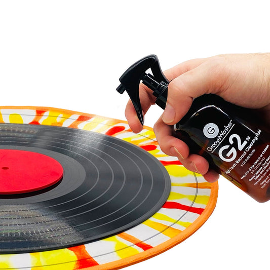 GrooveWasher: G2 Vinyl Record Cleaning Fluid - 8oz Spray Bottle
