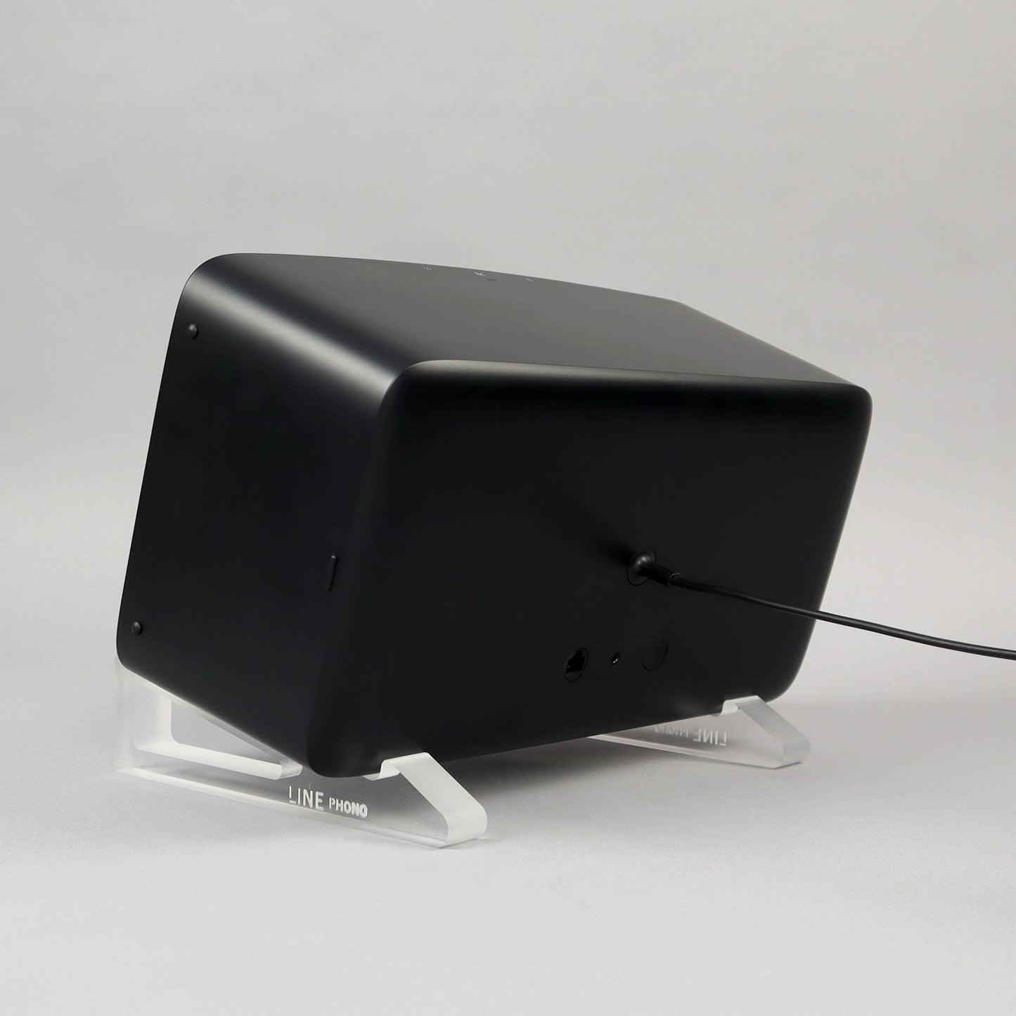 Line Phono: Acrylic Angler Speaker Stands