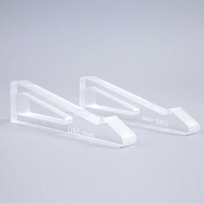 Line Phono: Acrylic Angler Speaker Stands