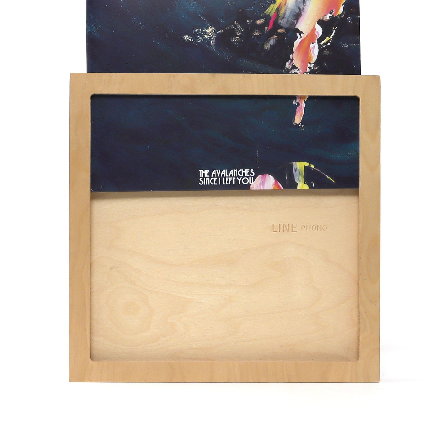 Line Phono: Premium Vinyl Record Frame - Baltic Birch, Made In The USA