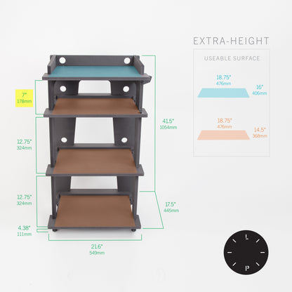Line Phono: Turntable Stand + Vinyl Storage, Made In the USA